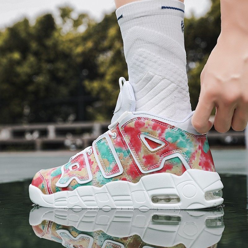 New men's and women's trend fashion personality basketball sneakers fashion match men's sneakers 5 colors