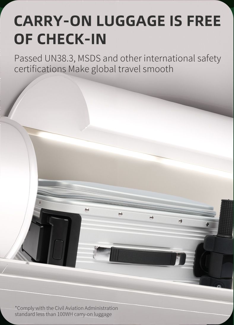 BEKE Smart Electric Luggage Rideable 20-inch With Electric Lifting Handles  App Control