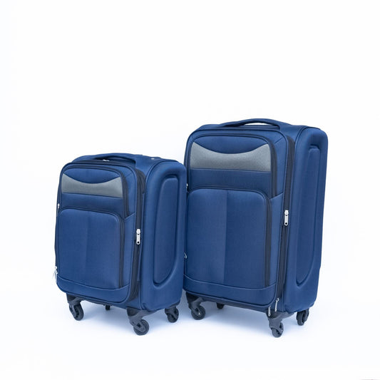 Oxford cloth suitcase Navy blue
