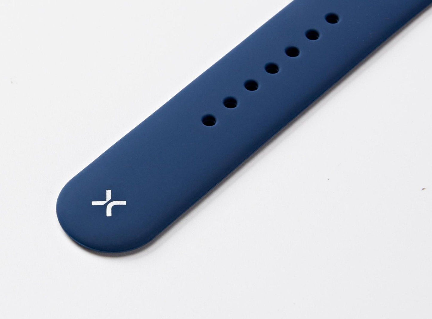 White Silicone Watch Band Made for Apple Watch - Large (42/44/45/49mm)