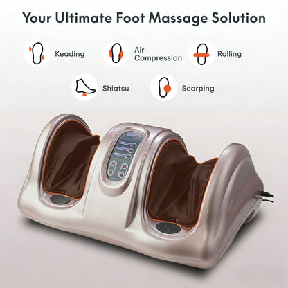 Premium Foot Massager with Remote Control – Deep Kneading and Rolling Massage for Feet, Ankles, Calves, and Legs – Pain Relief & Circulation Boost, Perfect Gift for Men, Women, Parents