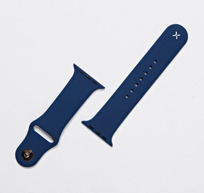 White Silicone Watch Band Made for Apple Watch - Large (42/44/45/49mm)