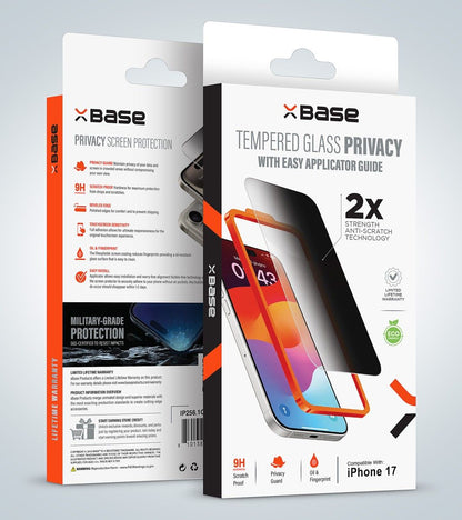 Tempered Glass Screen Protector w/Applicator made for iPhone 17 Air