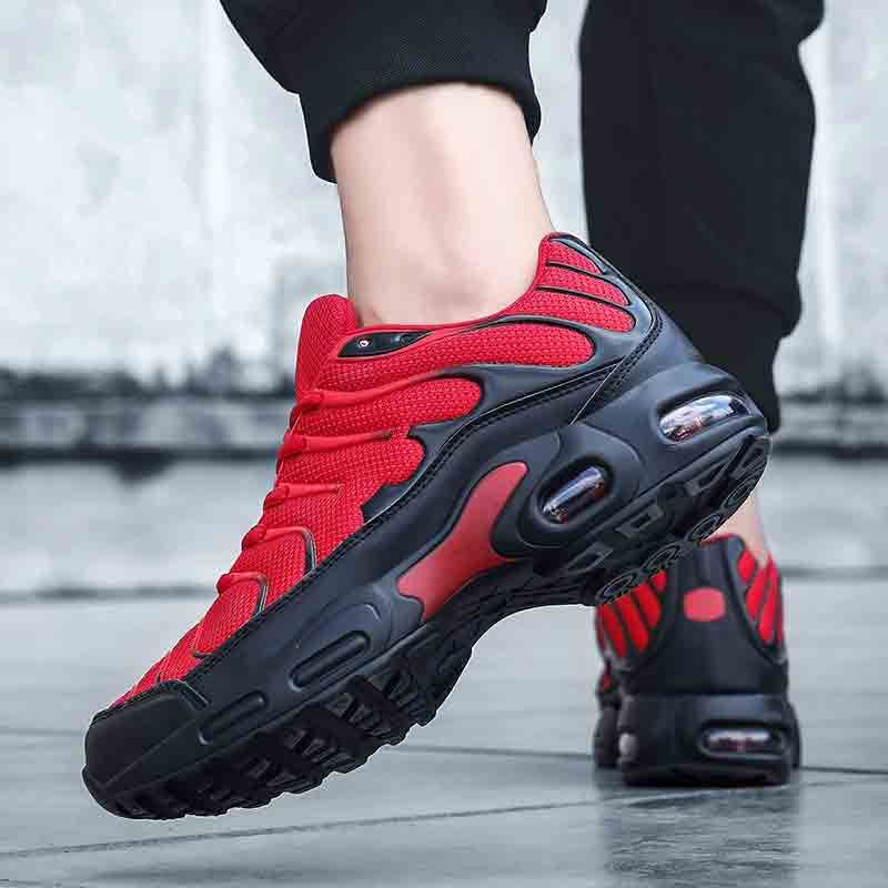 Men's shoes spring and autumn new all-palm air cushion running sneakers all-match trend men's platform casual shoes