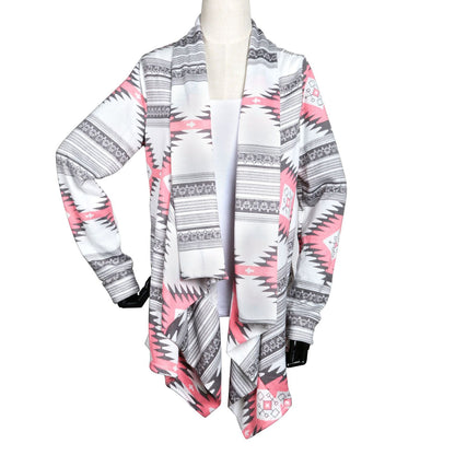 Women Open Front Cardigan Long Sleeve Shawl Neck Breathable Cardigan Well Collection