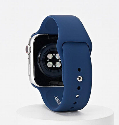 White Silicone Watch Band Made for Apple Watch - Large (42/44/45/49mm)