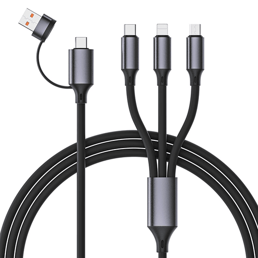 3P Experts Bold Dual  4 N 1 Charging Cable
