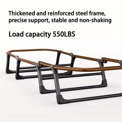 1-pack American style patio folding bed, outdoor patio furniture, comfortable ergonomic single recliner, patio chaise folding bed with mattress, garden, patio furniture, portable patio office camping