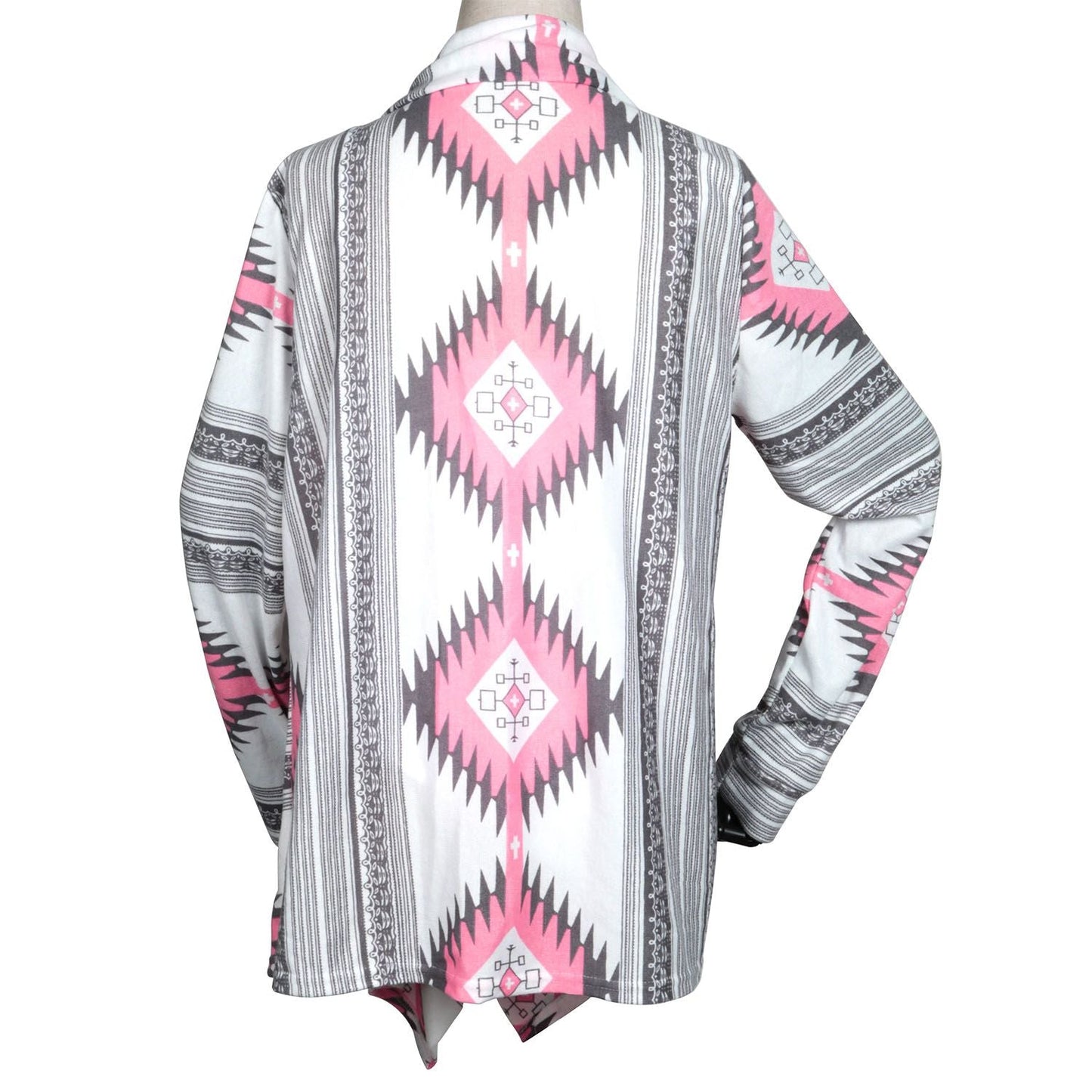 Women Open Front Cardigan Long Sleeve Shawl Neck Breathable Cardigan Well Collection