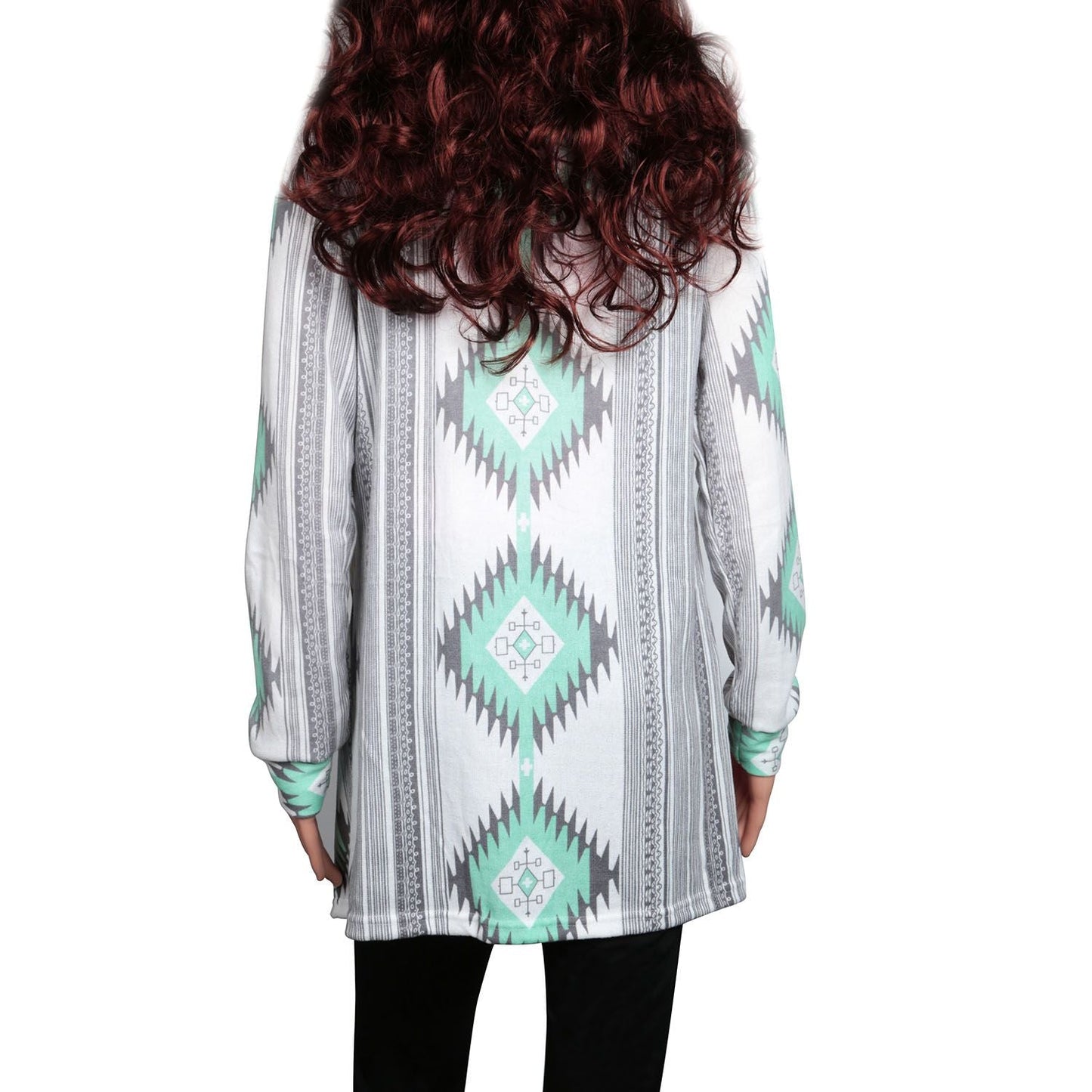Women Open Front Cardigan Long Sleeve Shawl Neck Breathable Cardigan Well Collection