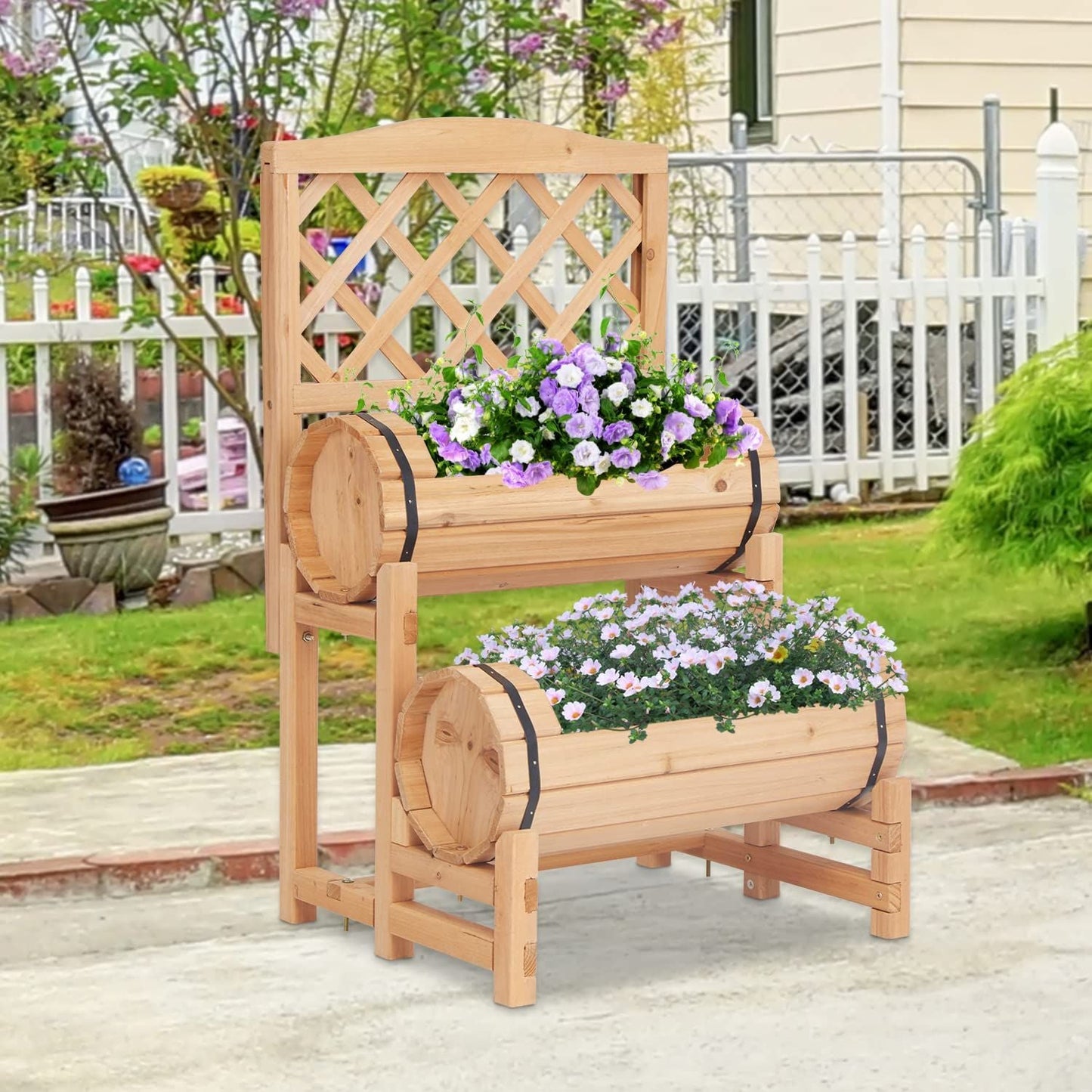 PPL Outdoor Planter Raised Garden Bed - Planter Boxes Outdoor, Herb Garden Planter Outdoor, Planters for Outdoor Plants