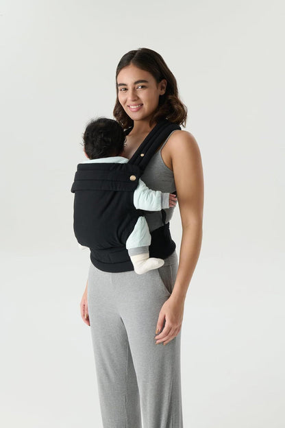 Ergonomic Baby Carrier Newborn to Toddler, Lightweight & Breathable Cotton Infant Carrier for Hands Free Comfort