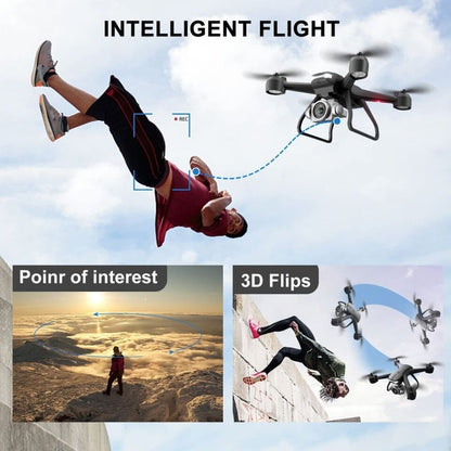2026 Professional Drone 6K HD Dual Camera Wifi FPV Portable RC Quadcopter 2 BATTERY,Drones suitable for adults/beginners.Logistics is randomly sent by UPS/UNI/USPS/.GOFO