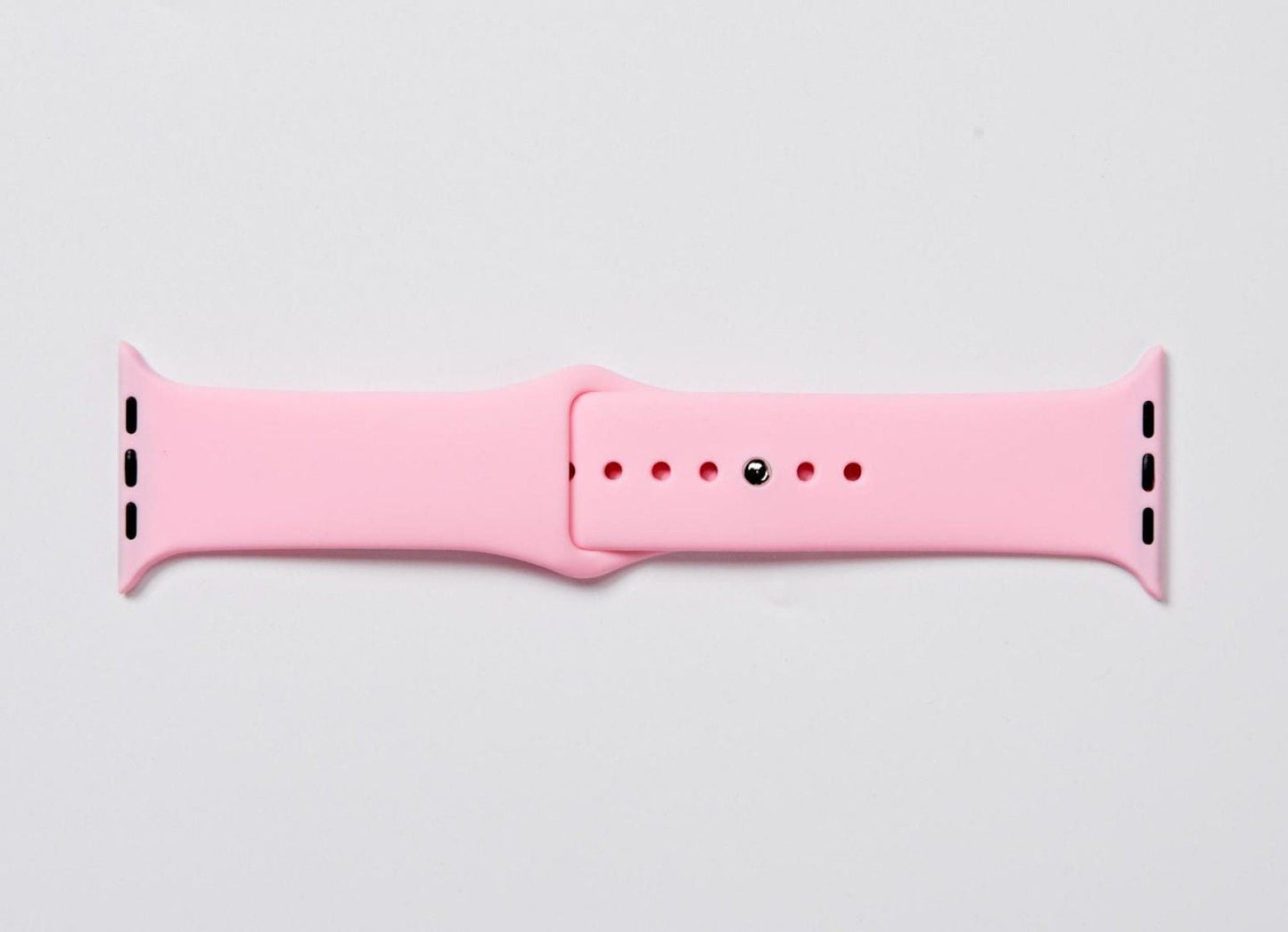 White Silicone Watch Band Made for Apple Watch - Large (42/44/45/49mm)