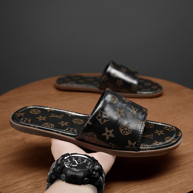 Summer men's new slippers flip-flops trend everything casual men sandals large size slippers