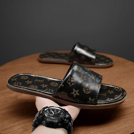 Summer men's new slippers flip-flops trend everything casual men sandals large size slippers