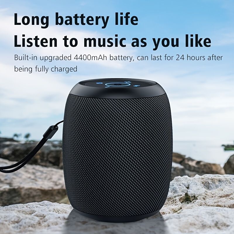 Zealot S53 Mini Speaker Portable Wireless Column Waterproof HIFI Lossless Sound Quality Stereo Subwoofer Loudspeaker; Christmas Gift For Women/Kids/Children/Men/Adults