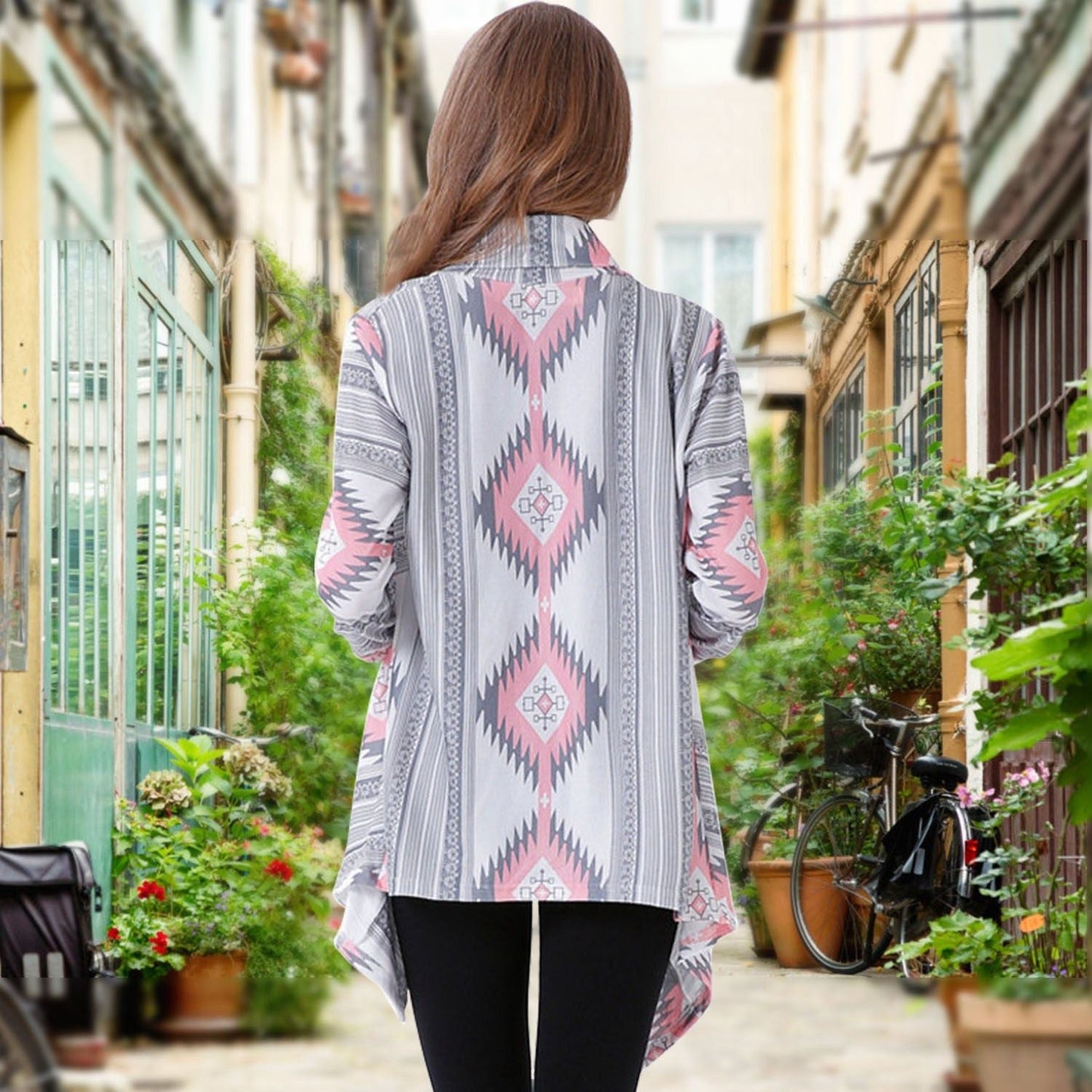 Women Open Front Cardigan Long Sleeve Shawl Neck Breathable Cardigan Well Collection