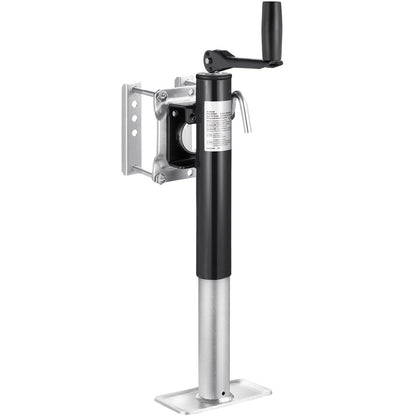 Trailer Jack, 2000 lbs Dynamic Load Capacity, Heavy Duty Swivel Bolt-on Trailer Jack, 10" Lift Trailer Jack Stand with Handle for RV Trailer, Horse Trailer, Utility Trailer, and Yacht Trailer