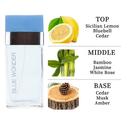 3, 4fl, oz Women'S Eau De Parfuma Spray, with Sicilian Lemon, Bluebell and Cedar, Perfect for Dating, Daily Life, Parties, Gift Giving , Gift Perfume | Elegant Perfume | Longlasting Fragrance