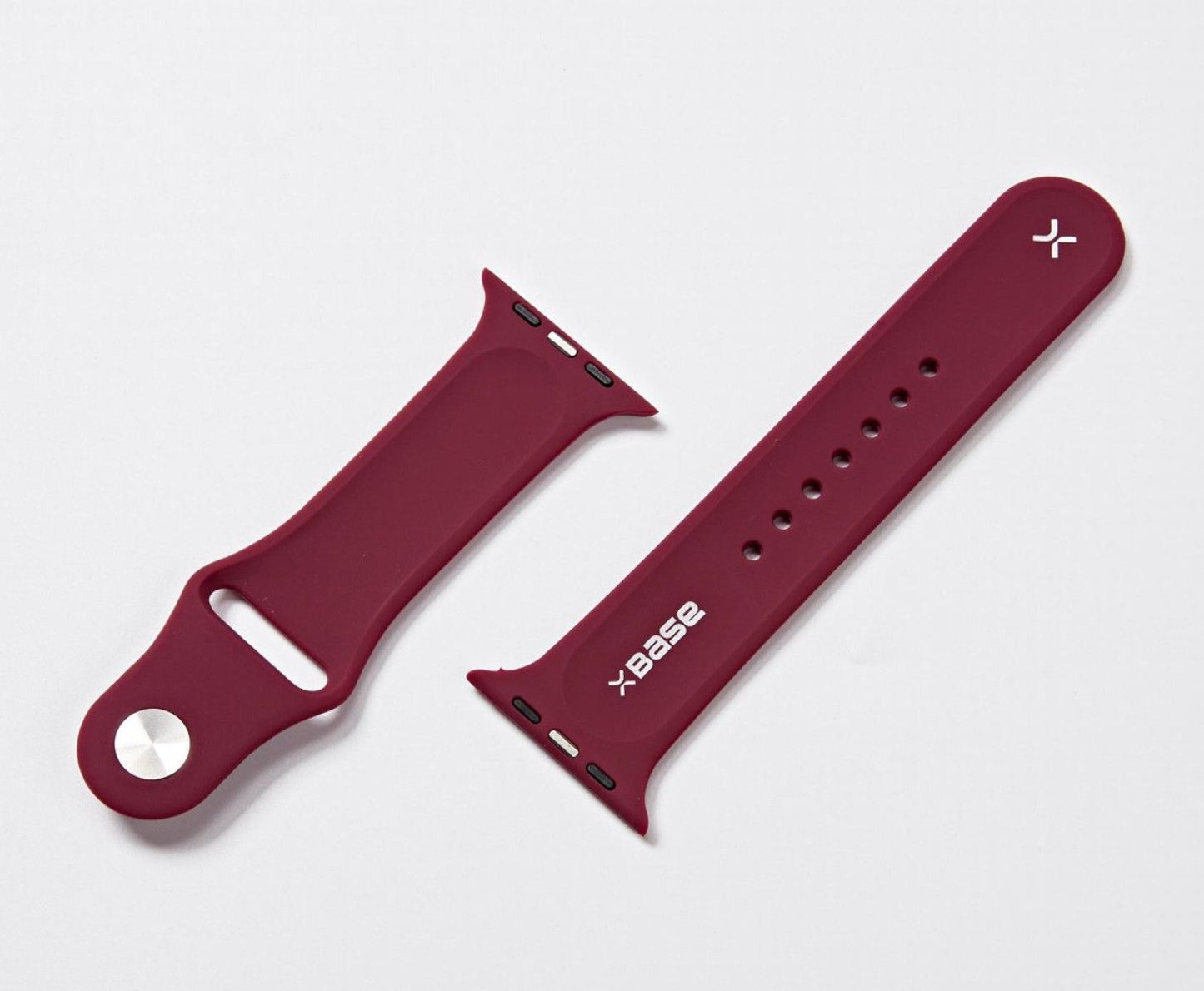White Silicone Watch Band Made for Apple Watch - Large (42/44/45/49mm)