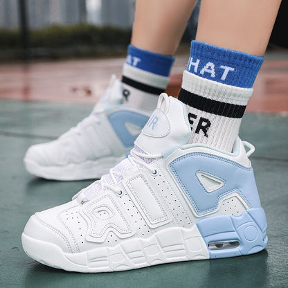 New men's and women's trend fashion personality basketball sneakers fashion match men's sneakers 5 colors