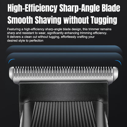 Beard Trimmer, 3 in 1 Hair Clippers and Mens Grooming Kit, Face, Nose, Ear Hair Trimmer - Black