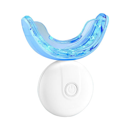 Teeth Whitening Kit with LED Light, 32 LED Accelerator Lights, Whitening Strips, Pens and Gel Syringes, U-Shaped Tray, Wireless Portable Kit Fast and Effectively Removes Stubborn Stains