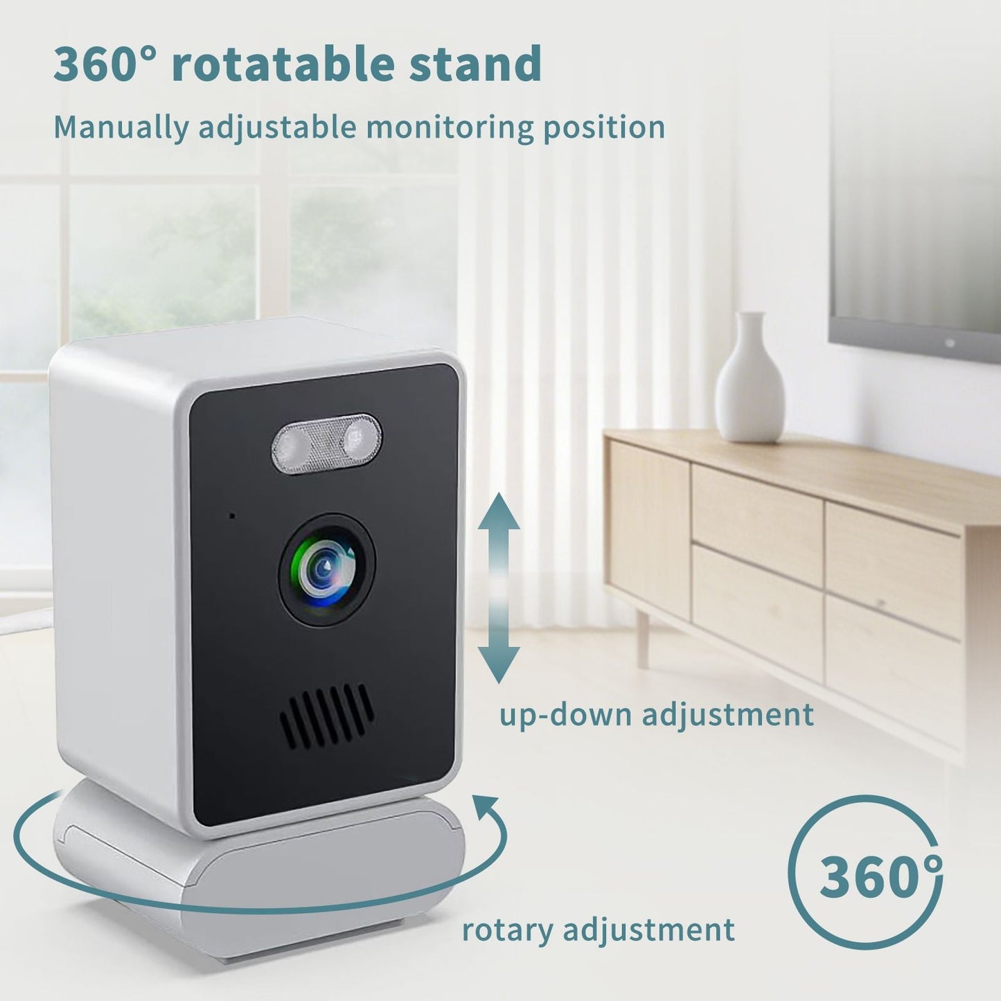 Discreet WiFi Surveillance Camera for Home Security - Motion Detection Alarm for Windows