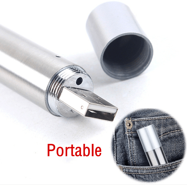 3 in1 1mw USB Rechargeable Pet Toy Pen Flashlight Red laser Beam UV Light 3-Modes Lamp