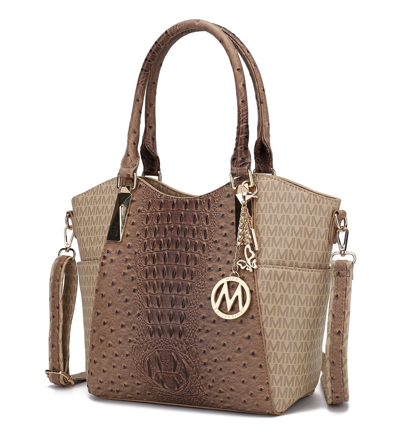 MKF Collection Kristal M Signature Tote Bag by Mia k