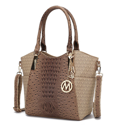 MKF Collection Kristal M Signature Tote Bag by Mia k