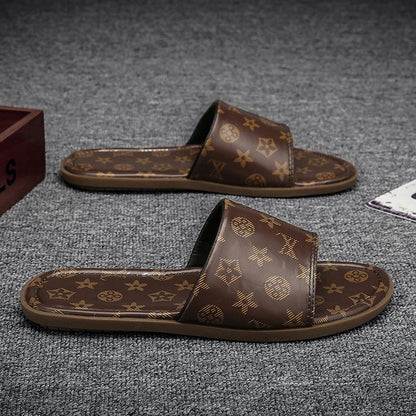 Summer men's new slippers flip-flops trend everything casual men sandals large size slippers
