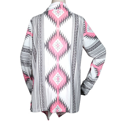 Women Open Front Cardigan Long Sleeve Shawl Neck Breathable Cardigan Well Collection