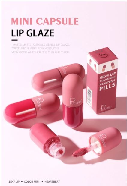 PUDAIER® Mini Capsule Matte Liquid Lipstick - Color #900