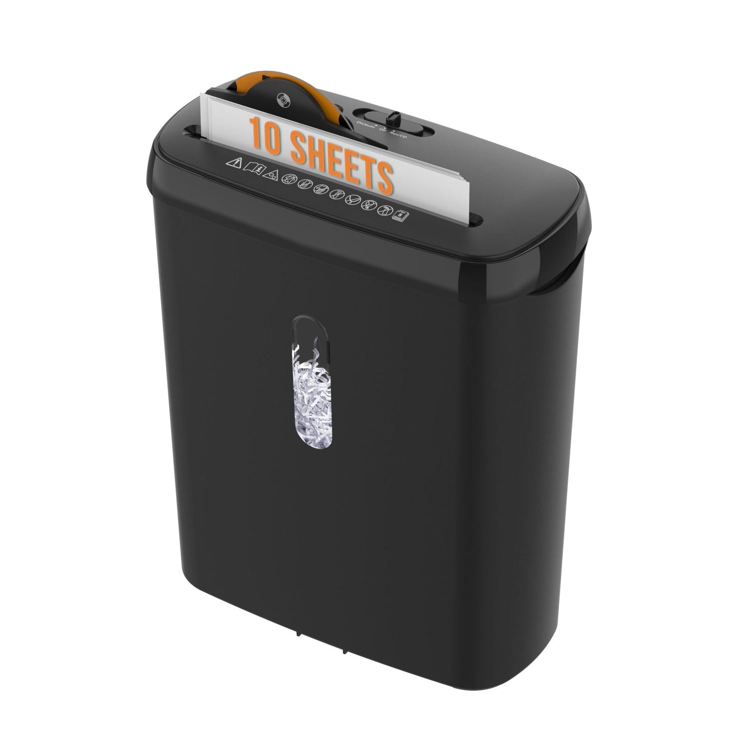 10-Sheet Strip Cut Paper Shredder, P-2 Security Level with 3.17-Gallon Basket, CD & Credit Card Shredder - Durable & Fast - Jam Proof System -ETL Certified Home Office Shredders(FBAShipping)