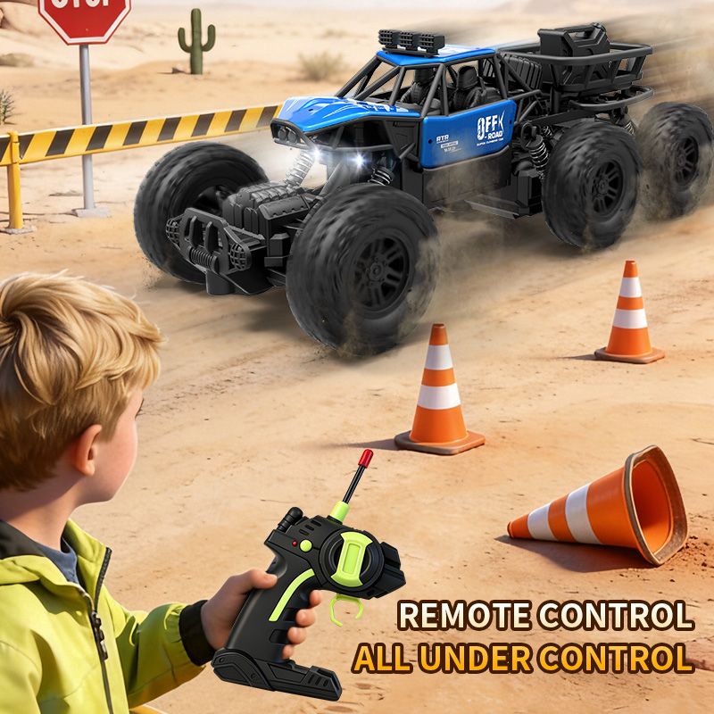 All-terrain Electric Toy Car, Alloy Car, 1:20 Scale Model Car, 2.4GHz R/ C Off-road Car, High-speed Car, with Headlights And Shock Absorption, Birthday Gifts for Kids Over 3 Years Old