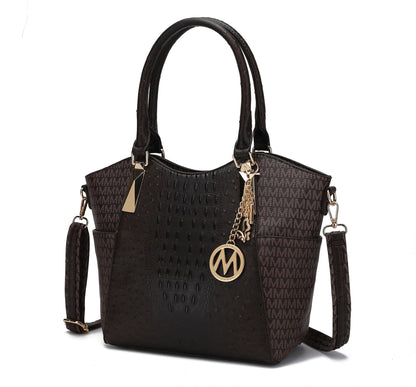 MKF Collection Kristal M Signature Tote Bag by Mia k
