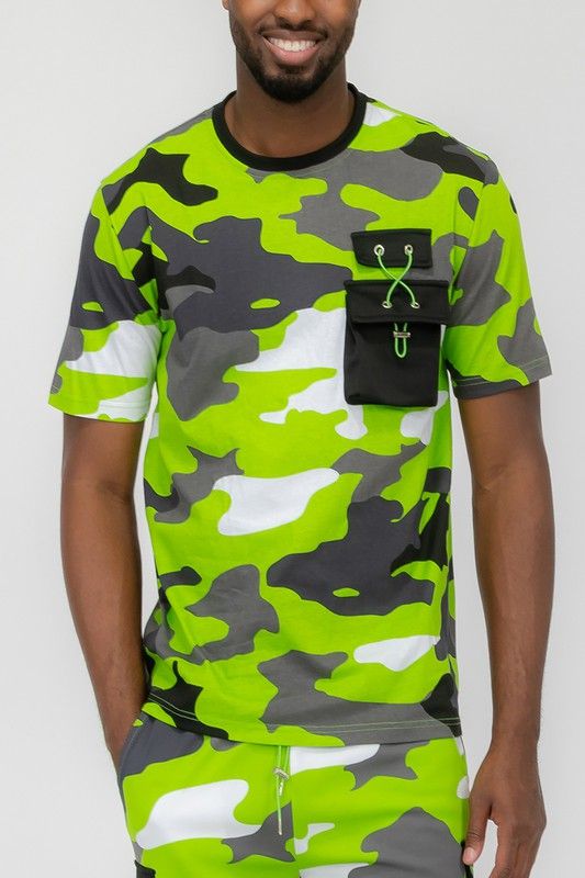 Weiv Full Camo Short Sleeve TShirt