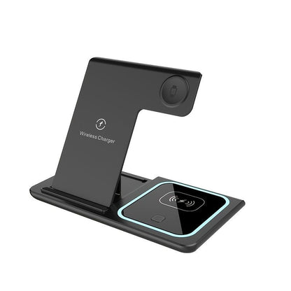 3 In 1 Fast Charging Station; Folding Wireless Charger Stand For IPhone 14; 13; 12; 11/Pro/Max/Mini/Plus; X; XR; XS/Max; SE; 8/Plus; Apple Watch 1-8; Airpods 3/2/Pro