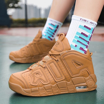 New men's and women's trend fashion personality basketball sneakers fashion match men's sneakers 5 colors