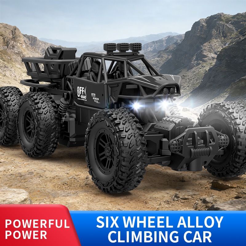 All-terrain Electric Toy Car, Alloy Car, 1:20 Scale Model Car, 2.4GHz R/ C Off-road Car, High-speed Car, with Headlights And Shock Absorption, Birthday Gifts for Kids Over 3 Years Old