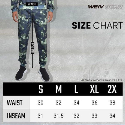 Premium Full Camo Cotton Hoodie Sweat Set - Perfect for Outdoor Adventures