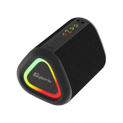 Cyboris S1 High Quality Portable Mini Waterproof Bluetooth Speaker, Wireless V5.4 Outdoor TWS Stereo Sporting Speakers 15W Loud Stereo Soundbox