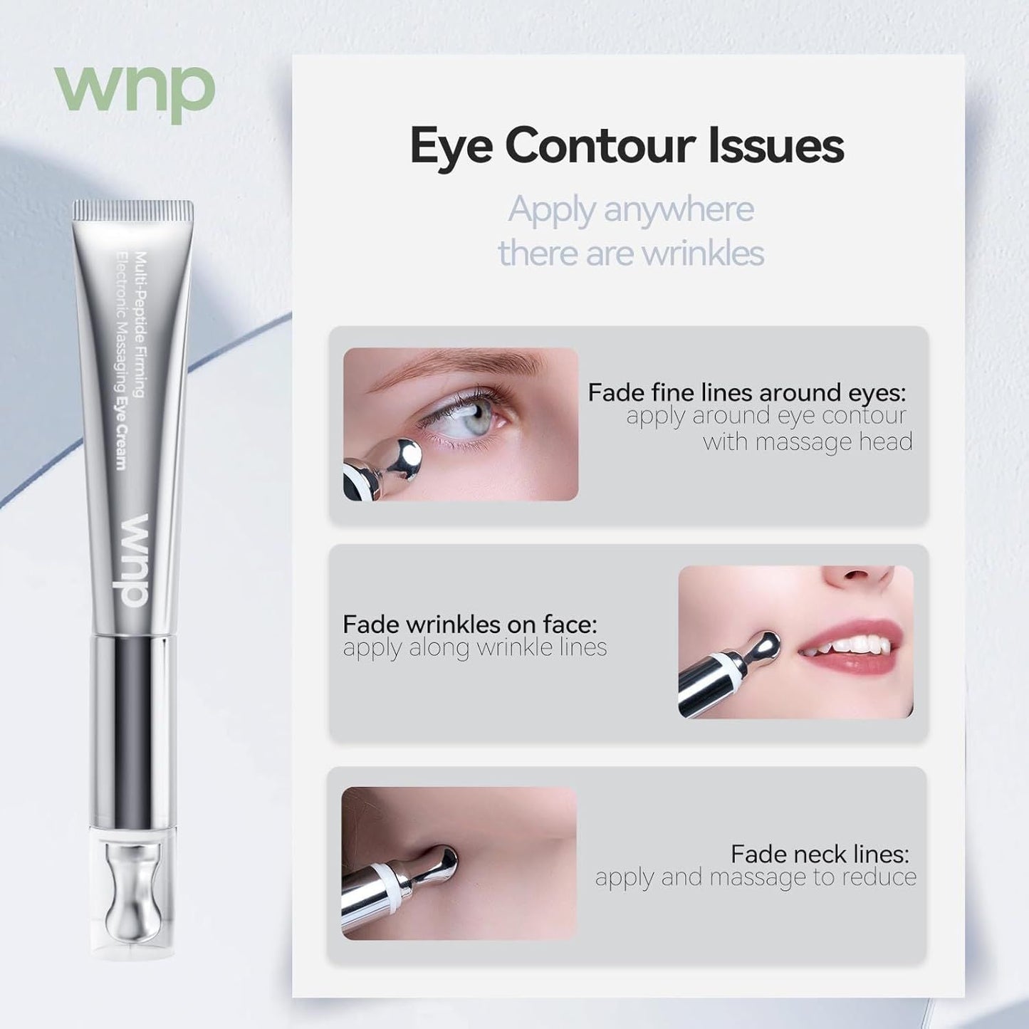 Rejuvenating Multi-Peptide Eye Cream for Puffiness & Dark Circles - Powerful Anti-Aging Formula