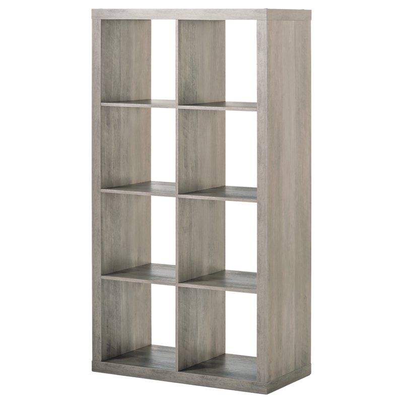 8 Cube Storage Organizer, Rustic Gray