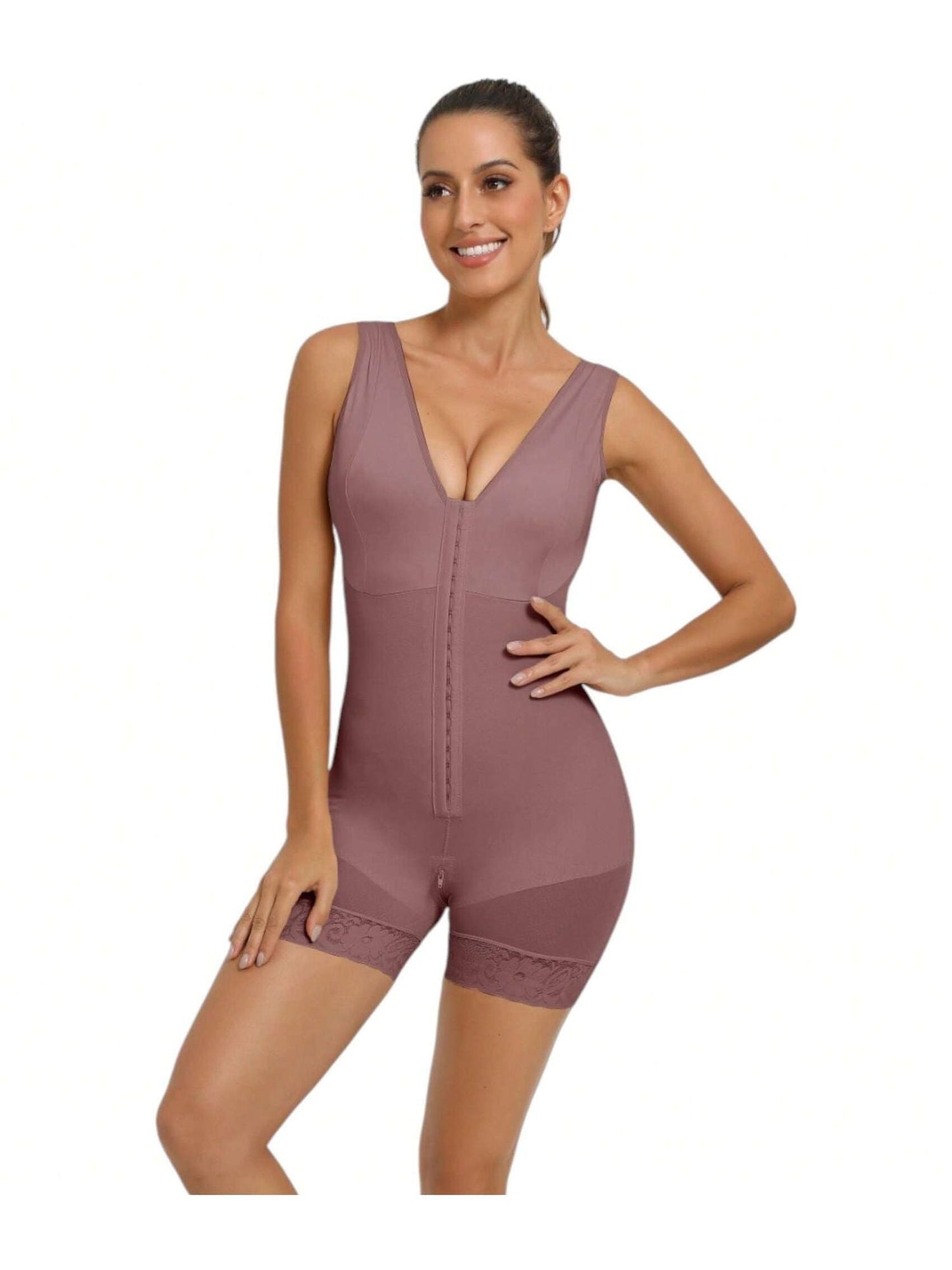 Fasjrixa Fajas Colombianas Shapewear for Women Tummy Control Post Surgery Full Body Shaper Butt Lifter with Zipper Crotch,corset tops for women,fajas colombianas moldeadoras