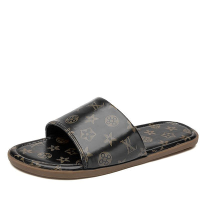 Summer men's new slippers flip-flops trend everything casual men sandals large size slippers