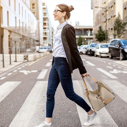 Ladies Canvas Tote Bag Multifunctional Purse Handbag Adjustable Shoulder Rucksack Convertible Backpack Wear-Resistant Dirt-Proof For Women School Office Travel