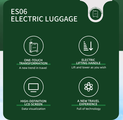 BEKE Smart Electric Luggage Rideable 20-inch With Electric Lifting Handles  App Control